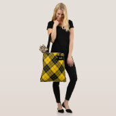 MacLeod Scottish Clan Tartan Pattern Tote Bag (Op model)