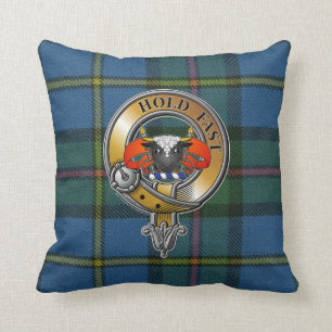 MacLeod Tartan & Badge Kussen