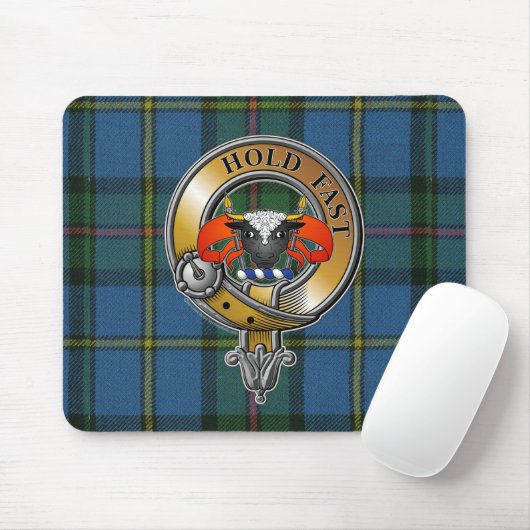MacLeod Tartan & Badge Muismat (Met muis)