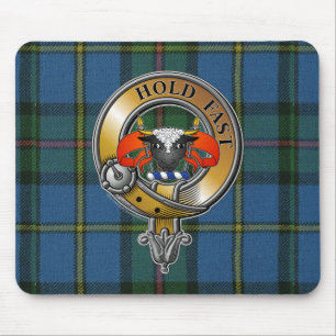 MacLeod Tartan & Badge Muismat
