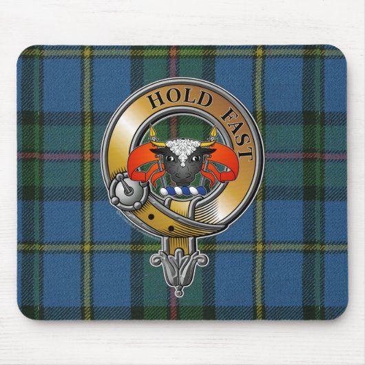MacLeod Tartan & Badge Muismat (Voorkant)