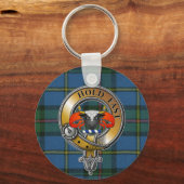 MacLeod Tartan & Badge Sleutelhanger (Voorkant)