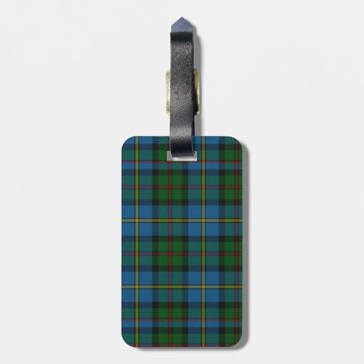 MacLeod Tartan Bagagelabel (Achterkant verticaal)