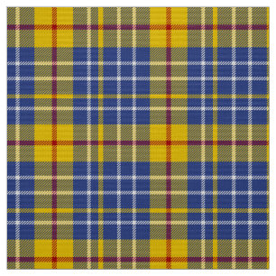 MacLeod Tartan Blauw Groen en Zwart Plaid Stof