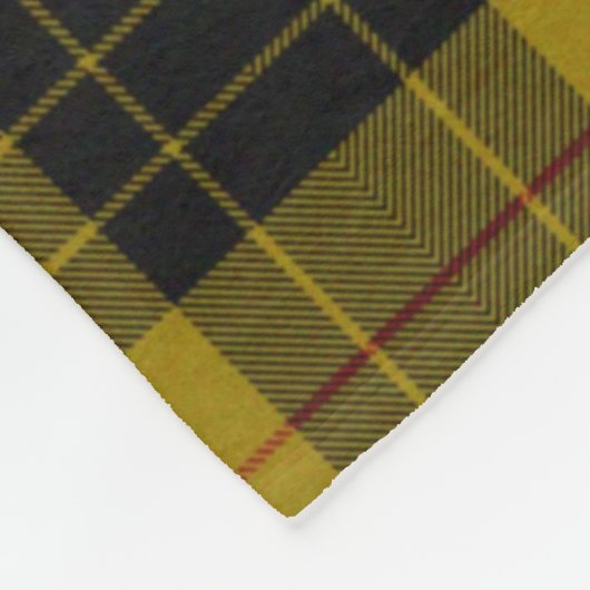 MacLeod Tartan Fleece Deken (Hoek)