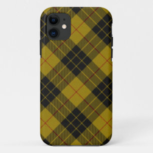 MacLeod tartan geel zwart geruit Case-Mate iPhone Case