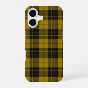 MacLeod-tartan geel zwart geruit iPhone 16 Hoesje