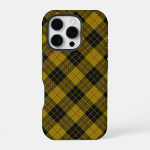 MacLeod tartan geel zwart geruit iPhone 16 Pro Hoesje
