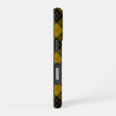 MacLeod tartan geel zwart geruit iPhone Hoesje (Rechterkant)