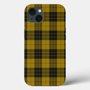 MacLeod tartan geel zwart geruit iPhone 13 Hoesje