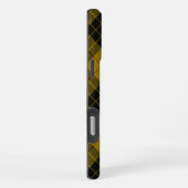 MacLeod tartan geel zwart geruit iPhone Hoesje (Rechterkant)