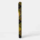 MacLeod tartan geel zwart geruit iPhone Hoesje (Linkerkant)