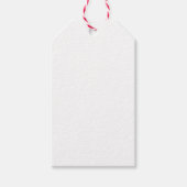 MacLeod tartan gele zwarte vlecht Cadeaulabel (Voorkant)