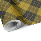 MacLeod tartan gele zwarte vlecht Cadeaupapier (Rol Hoek)