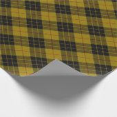 MacLeod tartan gele zwarte vlecht Cadeaupapier (Hoek)