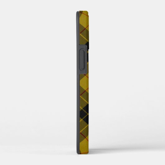 MacLeod tartan gele zwarte vlecht Case-Mate iPhone Case (Achterkant / Rechts)