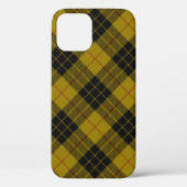 MacLeod tartan gele zwarte vlecht Case-Mate iPhone Case (Achterkant)