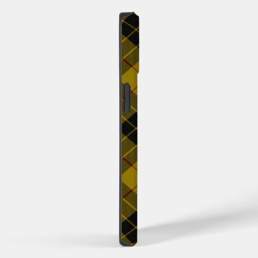 MacLeod tartan gele zwarte vlecht Case-Mate iPhone Case (Achterkant / Rechts)