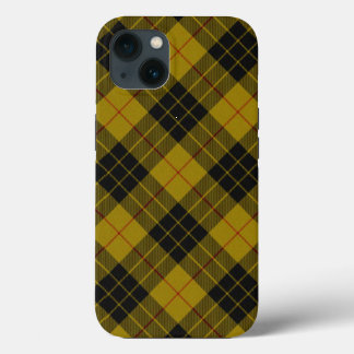 MacLeod tartan gele zwarte vlecht Case-Mate iPhone Case