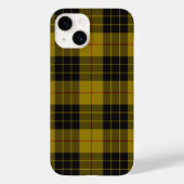MacLeod tartan gele zwarte vlecht Case-Mate iPhone Case (Achterkant)