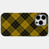 MacLeod tartan gele zwarte vlecht Case-Mate iPhone Case (Achterkant (horizontaal))