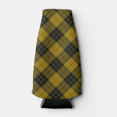 MacLeod tartan gele zwarte vlecht Flesjeskoeler (Voorkant)