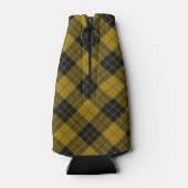 MacLeod tartan gele zwarte vlecht Flesjeskoeler (Achterkant)