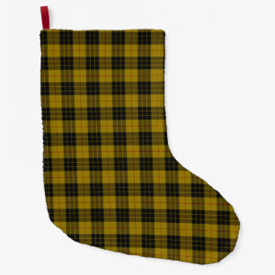 MacLeod tartan gele zwarte vlecht Grote Kerstsok