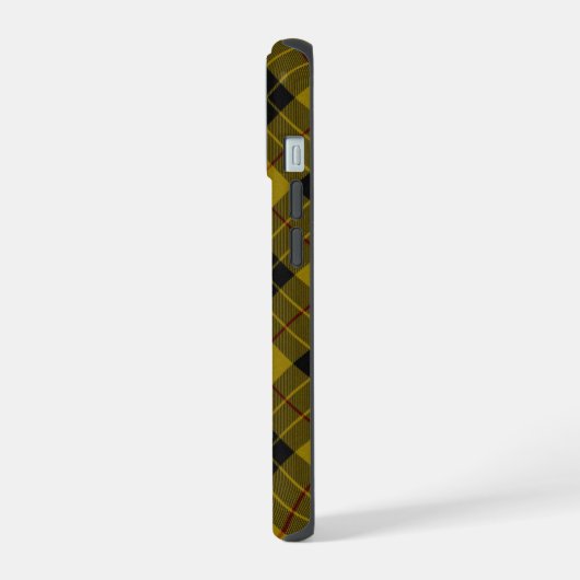 MacLeod tartan gele zwarte vlecht iPhone 15 Case (Linkerkant)