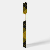 MacLeod tartan gele zwarte vlecht iPhone Hoesje (Rechterkant)