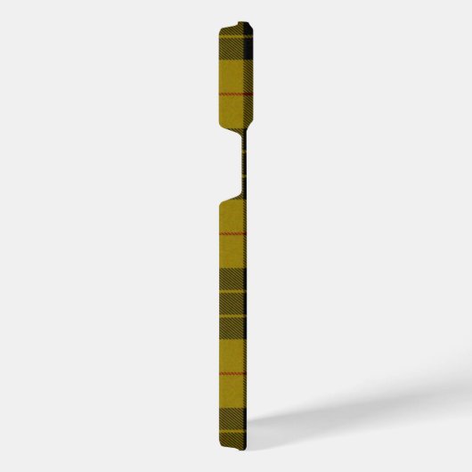 MacLeod tartan gele zwarte vlecht iPhone Hoesje (Rechterkant)