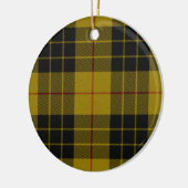 MacLeod tartan gele zwarte vlecht Keramisch Ornament (Links)