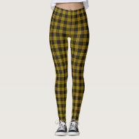 MacLeod tartan gele zwarte vlecht