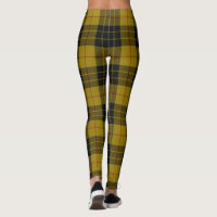 MacLeod tartan gele zwarte vlecht