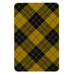 MacLeod tartan gele zwarte vlecht Magneet