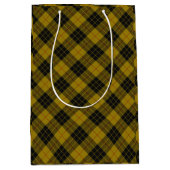 MacLeod tartan gele zwarte vlecht Medium Cadeauzakje (Voorkant)