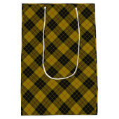 MacLeod tartan gele zwarte vlecht Medium Cadeauzakje (Achterkant)