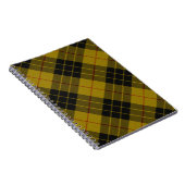 MacLeod tartan gele zwarte vlecht Notitieboek (Rechterzijde)