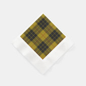 MacLeod tartan gele zwarte vlecht Servet (Hoek)