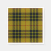 MacLeod tartan gele zwarte vlecht Servet (Voorkant)