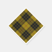 MacLeod tartan gele zwarte vlecht Servet (Hoek)