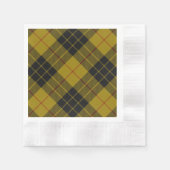 MacLeod tartan gele zwarte vlecht Servetten (Voorkant)