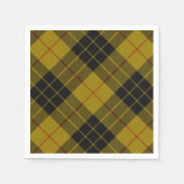 MacLeod tartan gele zwarte vlecht Servetten (Voorkant)