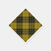 MacLeod tartan gele zwarte vlecht Servetten (Hoek)