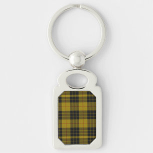 MacLeod tartan gele zwarte vlecht Sleutelhanger