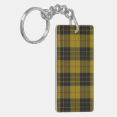MacLeod tartan gele zwarte vlecht Sleutelhanger (Voorkant Links)