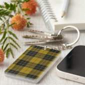 MacLeod tartan gele zwarte vlecht Sleutelhanger (Voorkant Rechts)