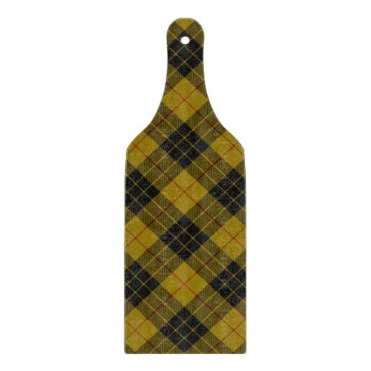 MacLeod tartan gele zwarte vlecht Snijplank (Voorkant)