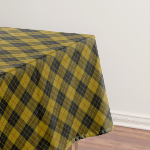 MacLeod tartan gele zwarte vlecht Tafelkleed