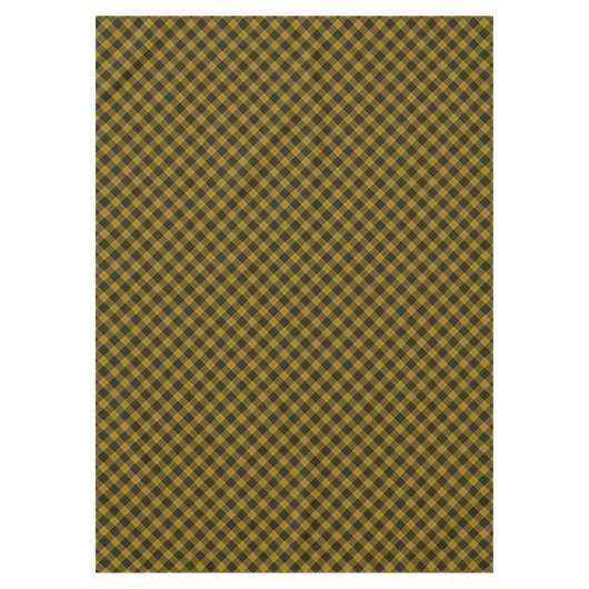 MacLeod tartan gele zwarte vlecht Tafelkleed (Voorkant)